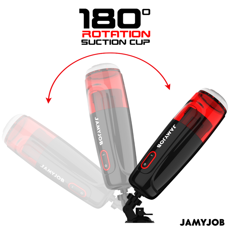JAMYJOB - MASTURBADOR VAGINA AUTOMÁTICO STORM 10 MODOS DE ROTACIÓN Y EMPUJE