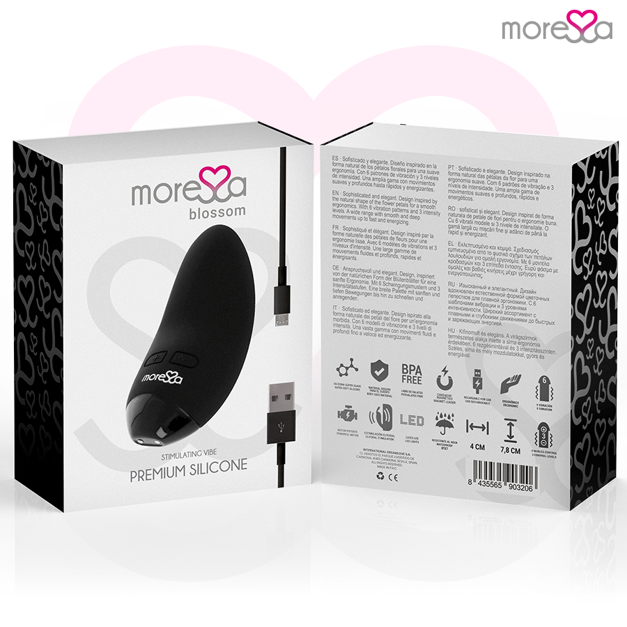 VIBRADOR BLOSSOM PRETO
