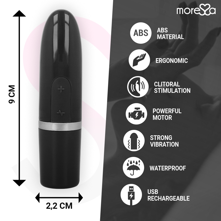 VIBRADOR ESTIMULADOR DE VIAJE IVY NEGRO