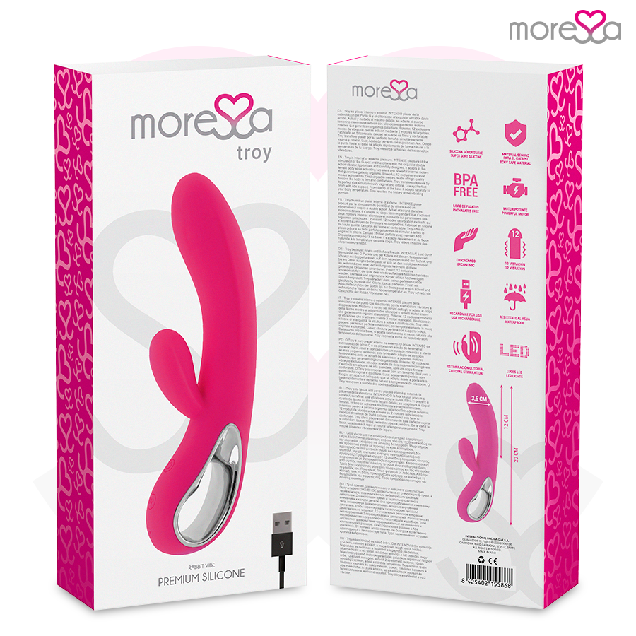 MORESSA - TROY PREMIUM SILICONA RECARGABLE