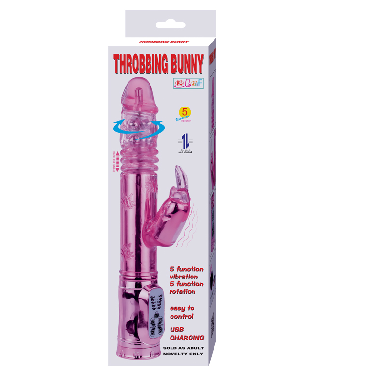 BAILE - ROTADOR THROBBING BUNNY PINK RAMPANT