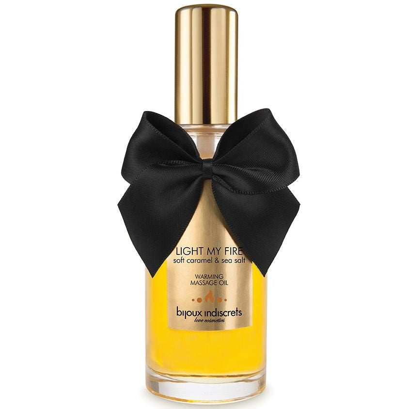 BIJOUX - HEAT EFFECT MASSAGE OIL WITH CARAMEL SCENT
