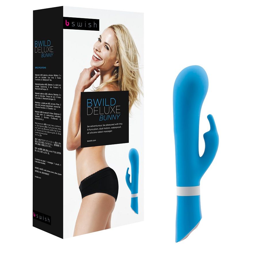 B SWISH - BWILD DELUXE RABBIT VIBRATOR JADE 