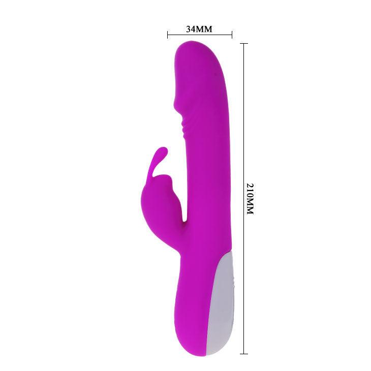 PRETTY LOVE - VIBRADOR ROBERT COM ESTIMULADOR DE CLITÓRIS - Intimate Vibes