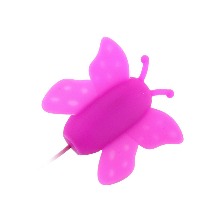 LOVE EGGS BUTTERFLY CLITORAL STIMULATOR 12 SPEED PURPLE REMOTE CONTROL