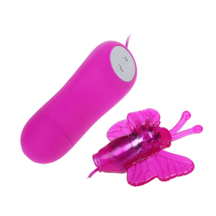VIBRADOR ESTIMULADOR MARIPOSA PRETTY LOVE SECRET 12V