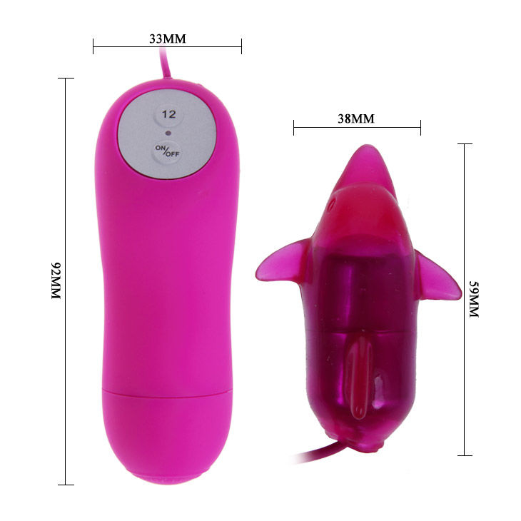 VIBRADOR DELFÍN PRETTY LOVE SECRET 12V