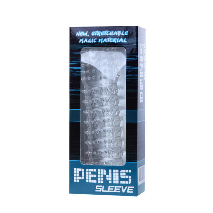 BAILE - PINK STIMULATING DOTS PENIS SHEATH 14 CM