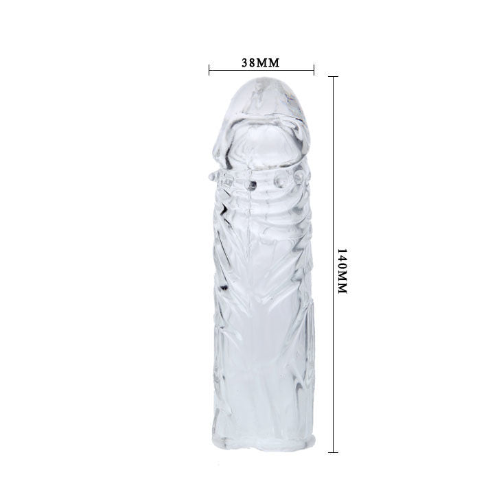BAILE - PURPLE SILICONE PENIS COVER ADAPTABLE 13 CM