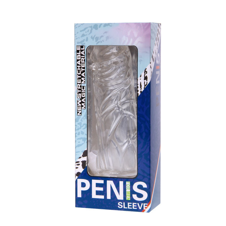 BAILE - PURPLE SILICONE PENIS COVER ADAPTABLE 13 CM