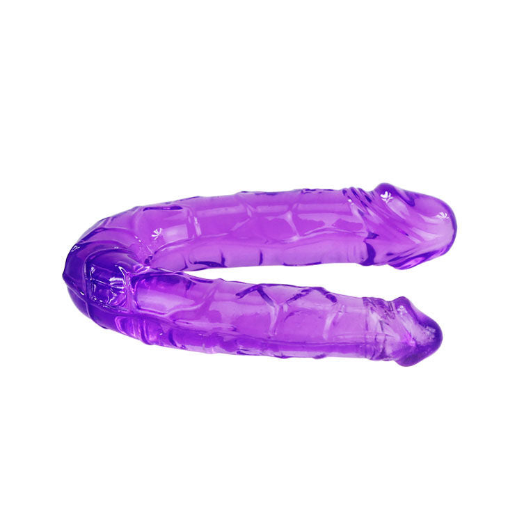 DANCE - DOUBLE DILDO IN FLEXIBLE JELLY LILS