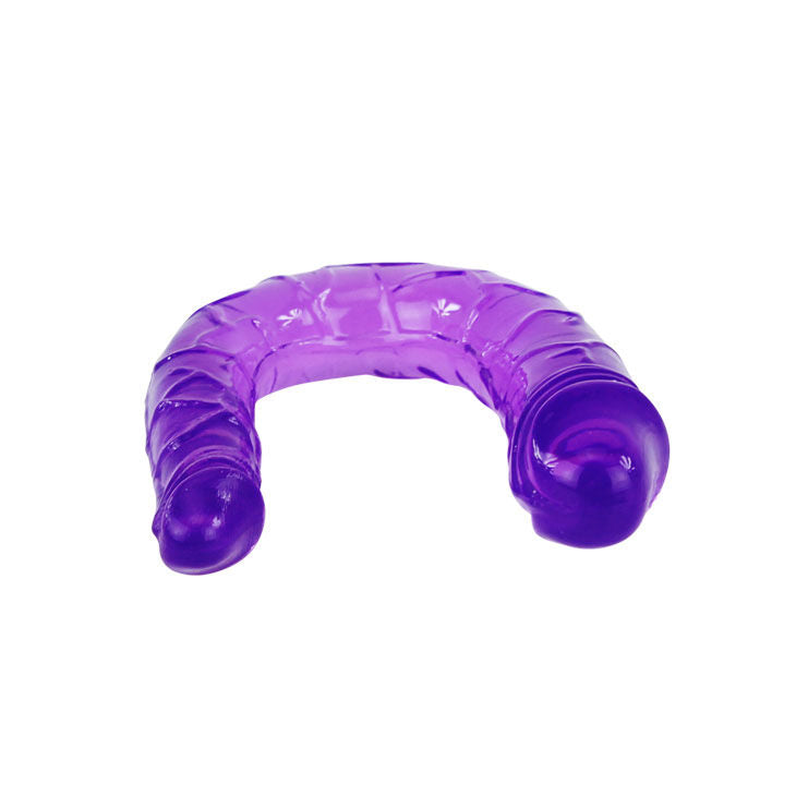 DANCE - DOUBLE DILDO IN FLEXIBLE JELLY LILS