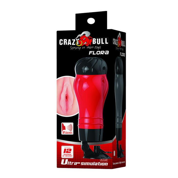 CRAZY BULL - FLORA VAGINA COM BASE MASTURBADOR DE VOZ - Intimate Vibes