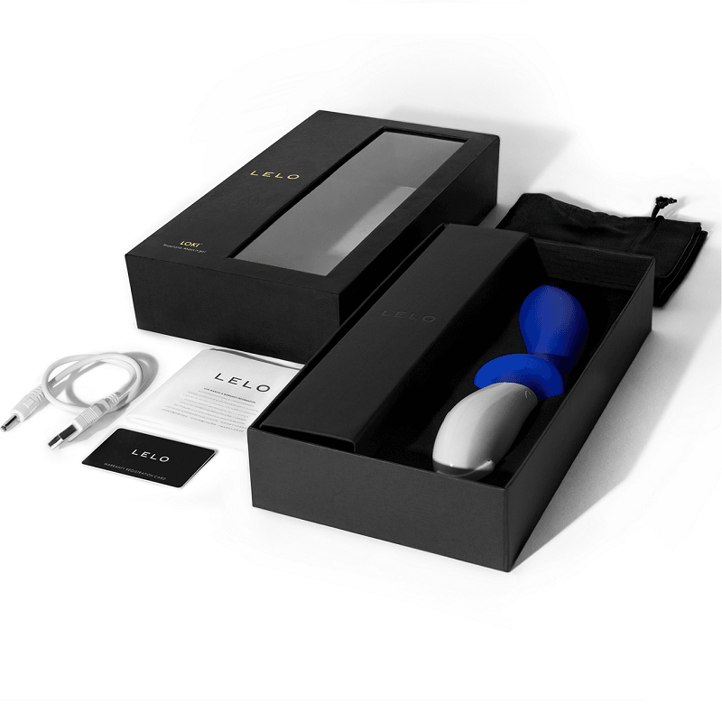LELO - VIBRADOR DE PRÓSTATA LOKI AZUL - Intimate Vibes