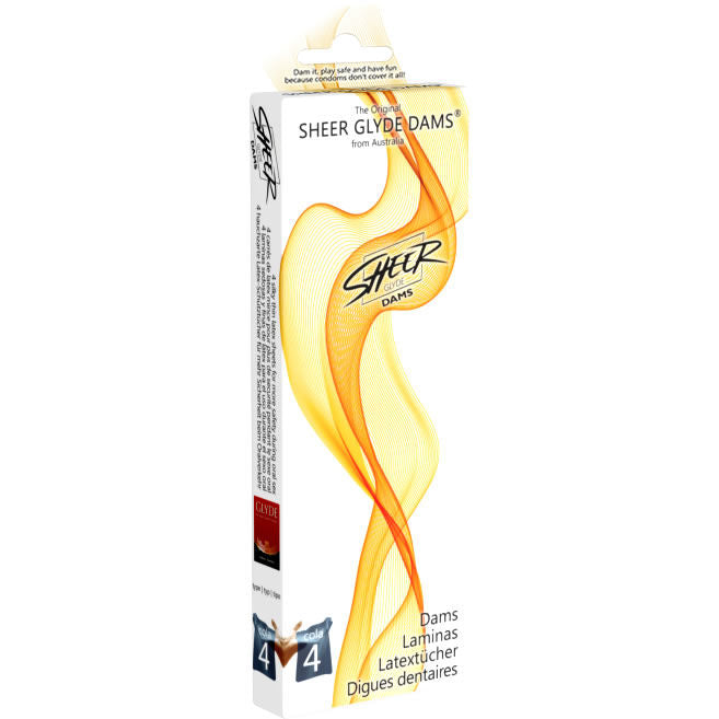 SHEER GLYDE - CUCHILLAS DE LÁTEX PARA PRESAS COLA PARA SEXO ORAL