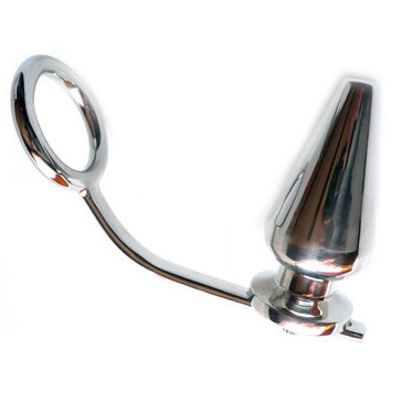 ANILLO DE ACERO - METAL DURO CON PLUG ANAL 45 X 50MM