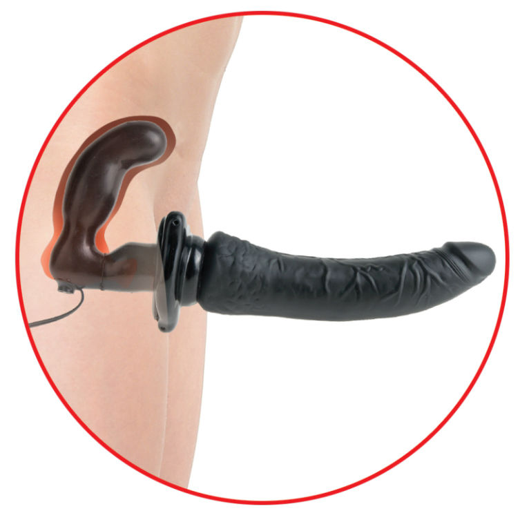 FETISH FANTASY SERIES - DELUXE VIBRATING PENETRIS STRAP-ON