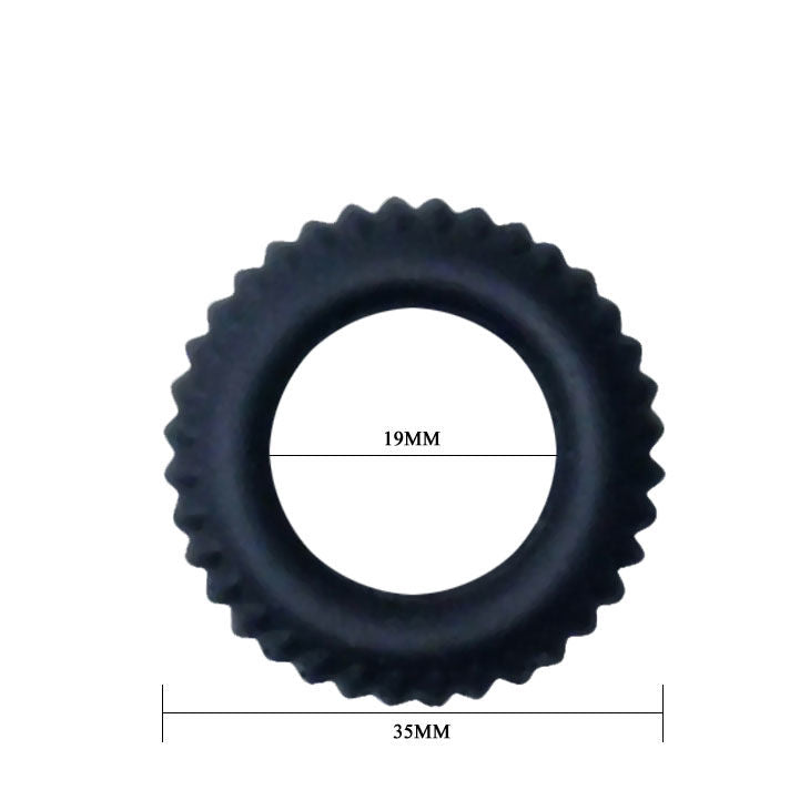 BAILE - ANILLO PARA EL PENE TITAN NEGRO 1,9 CM 