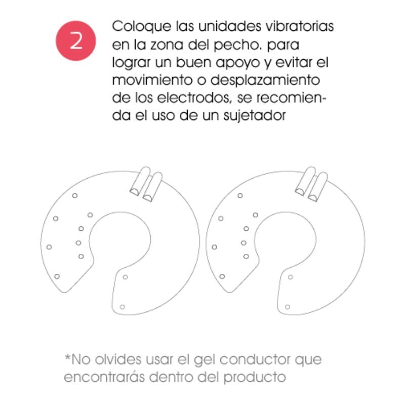 500 COSMETICS - ELECTROSTIMULATION FOR BREAST AUGMENTATION U