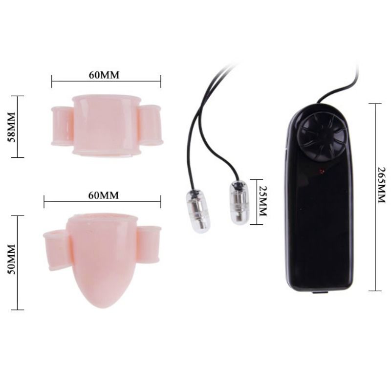 BAILE - ALFRED VIBRATING PENIS COVERS WITH CONTROL