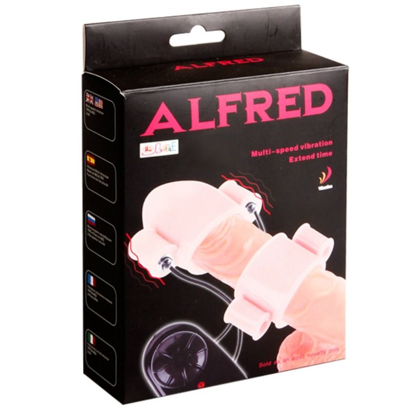 BAILE - ALFRED VIBRATING PENIS COVERS WITH CONTROL
