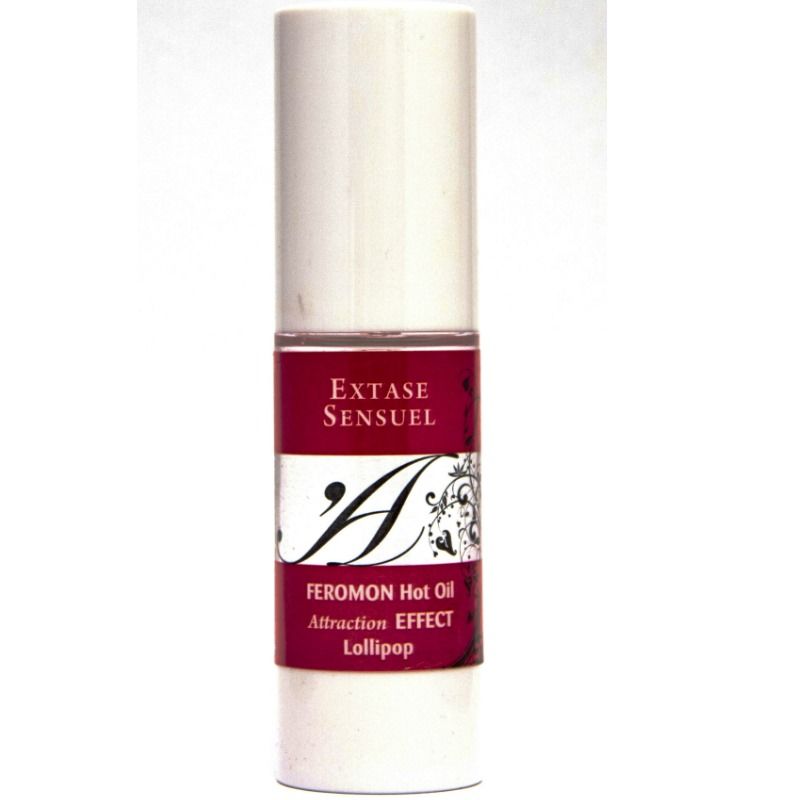 SENSUAL EXTASE - WARMING EFFECT MASSAGE OIL WITH LOLLIPOP PHEROMONES 30 ML