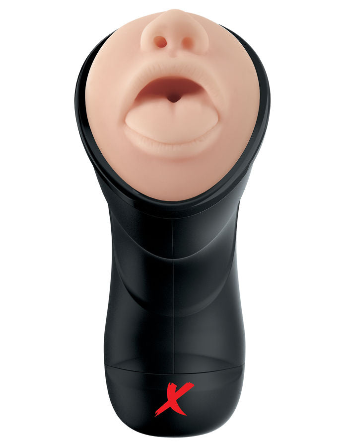 PDX ELITE - DEEP THROAT STROKER VIBRATOR