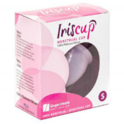 IRISCUP - PINK SMALL MONTH CUP A + FREE STERILIZER BAG