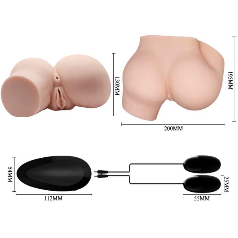 CRAZY BULL - BUNDA COM VAGINA E NUS REALISTAS E VIBRAO - Intimate Vibes