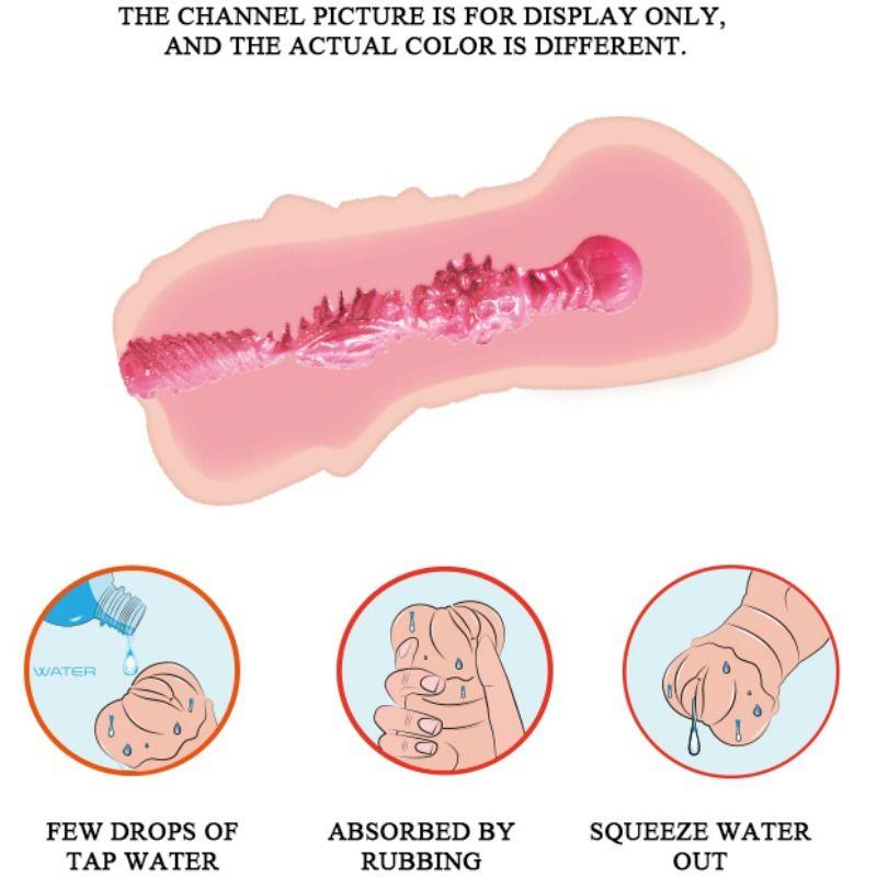 CRAZY BULL - MASTURBADOR DE VAGINA DE PELE DE GUA COM BALAS VIBRANTES - Intimate Vibes