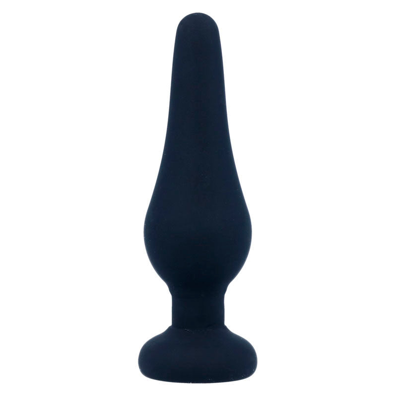 INTENSE - PIPO S PLUG ANAL SILICONA NEGRO 9,8 CM