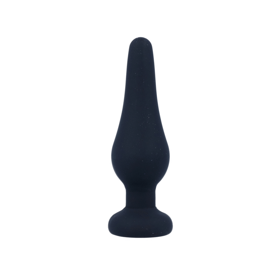 INTENSE - PIPO S PLUG ANAL SILICONA NEGRO 9,8 CM