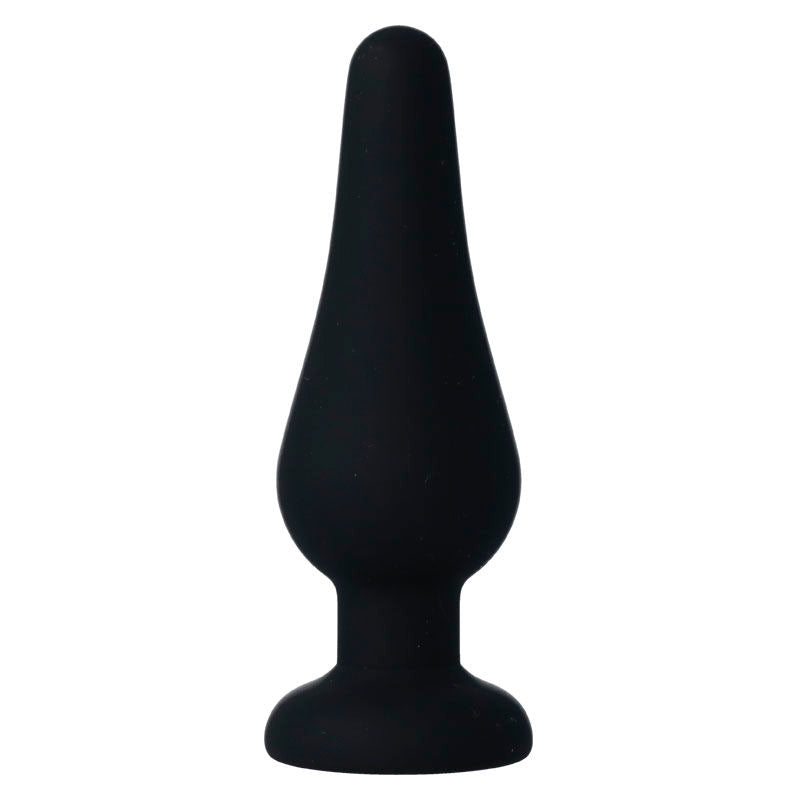 INTENSO - PIPO M PLUG ANAL SILICONA NEGRO 11 CM