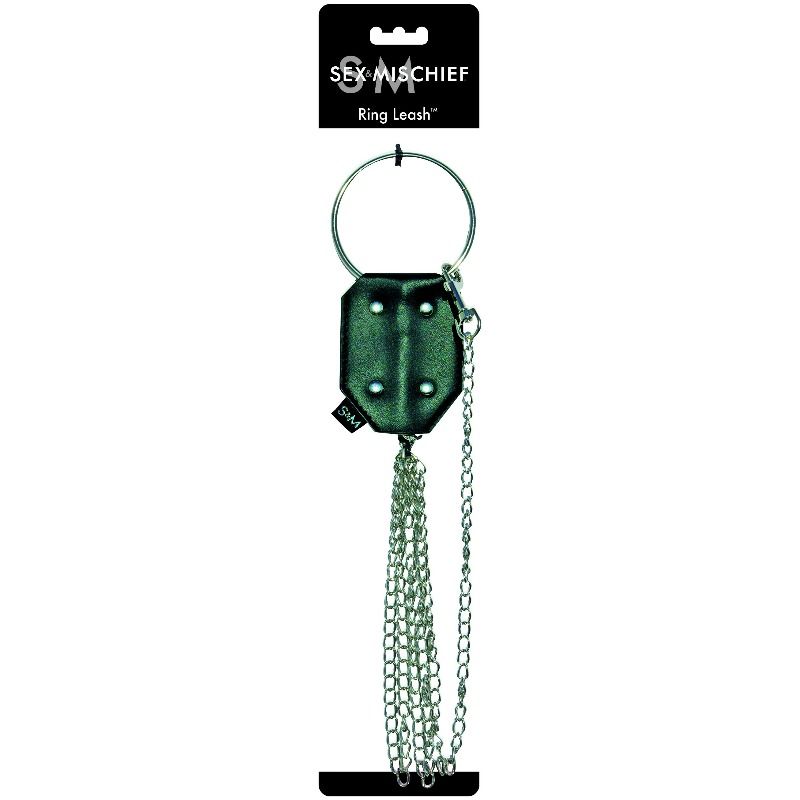 SEX &amp; MICHIEF - CORREA CON ANILLO EN D