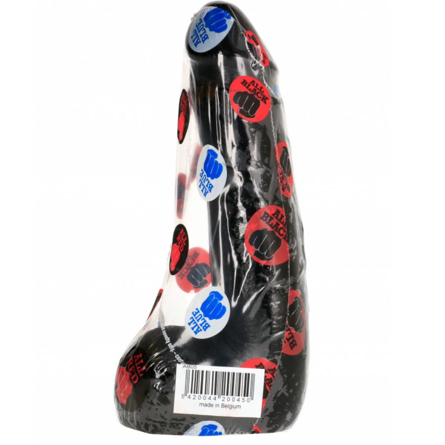 ALL BLACK - REALISTIC BLACK SOFT DILDO 20 CM