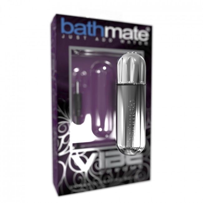 VIBRADOR PLATEADO CON BALA