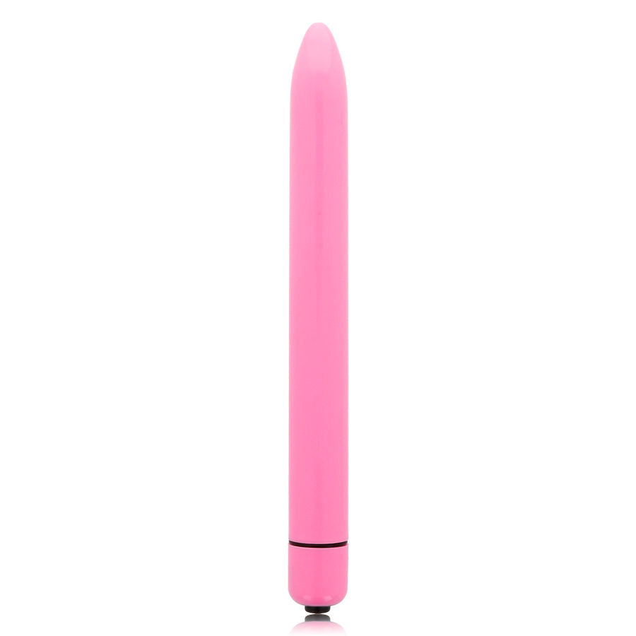 VIBRADOR DELGADO ROSA PROFUNDO