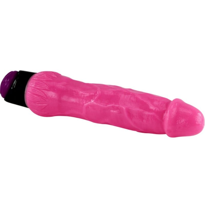 BAILE - PINK COLORFUL REALISTIC SEX VIBRATOR 24 CM