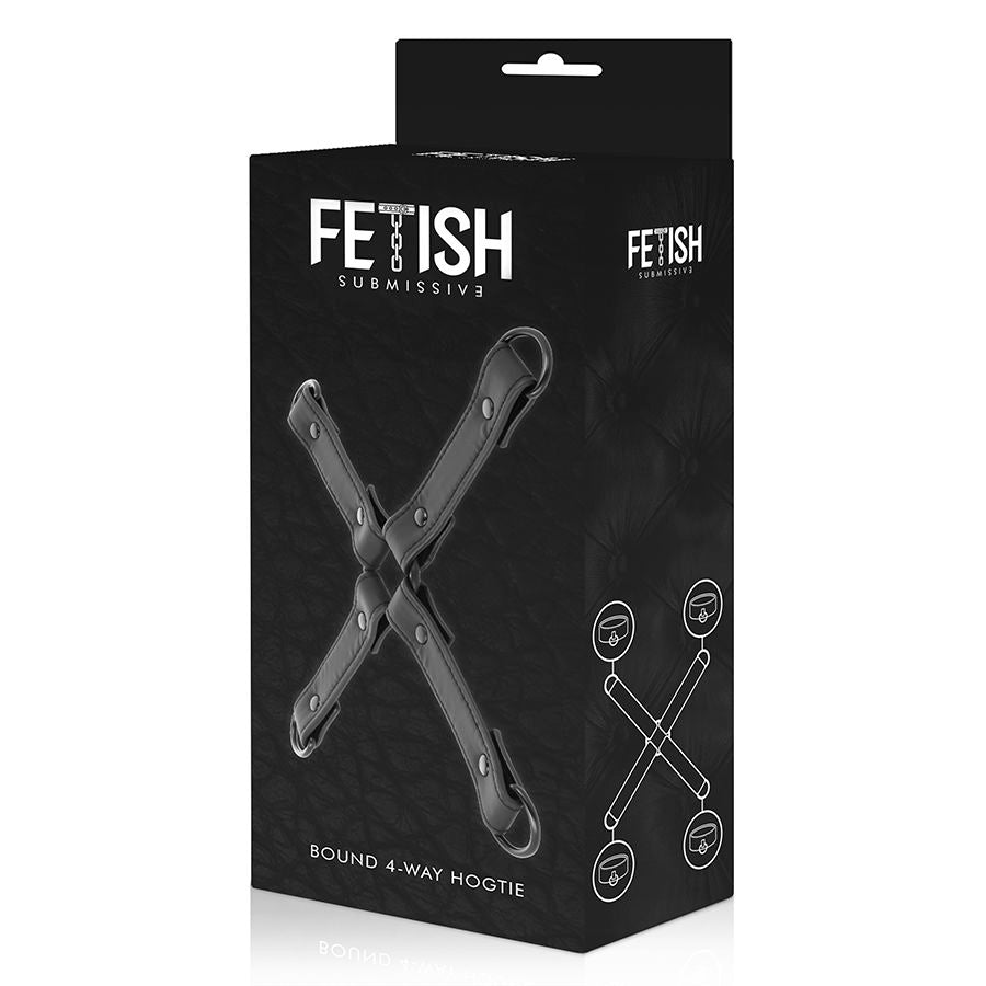 FETISH SUBMISSIVE - VEGAN LEATHER HANDCUFFS UNION
