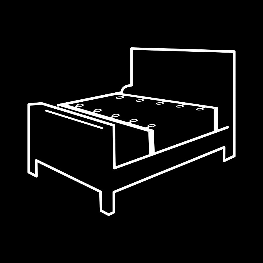 FETISH SUBMISSIVE - LUXURY BED TIE SET WITH NOPRENE LINING