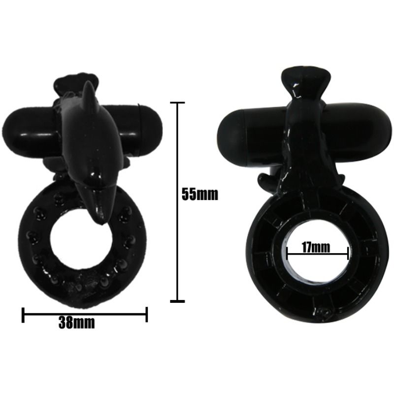 BAILE - SWEET RING WITH DELFIN CLITORAL STIMULATOR