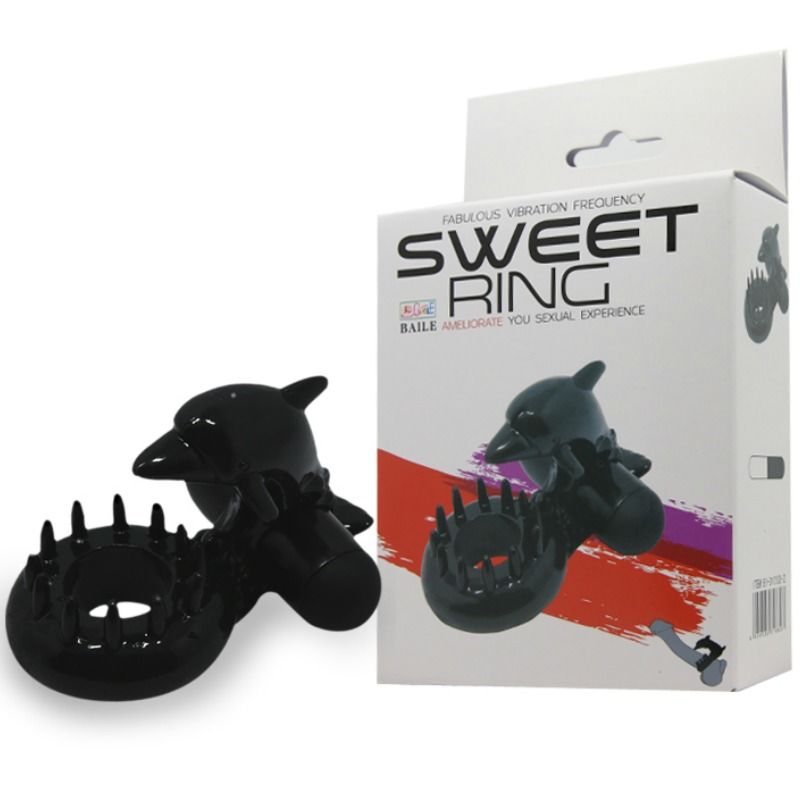 BAILE - SWEET RING WITH DELFIN CLITORAL STIMULATOR