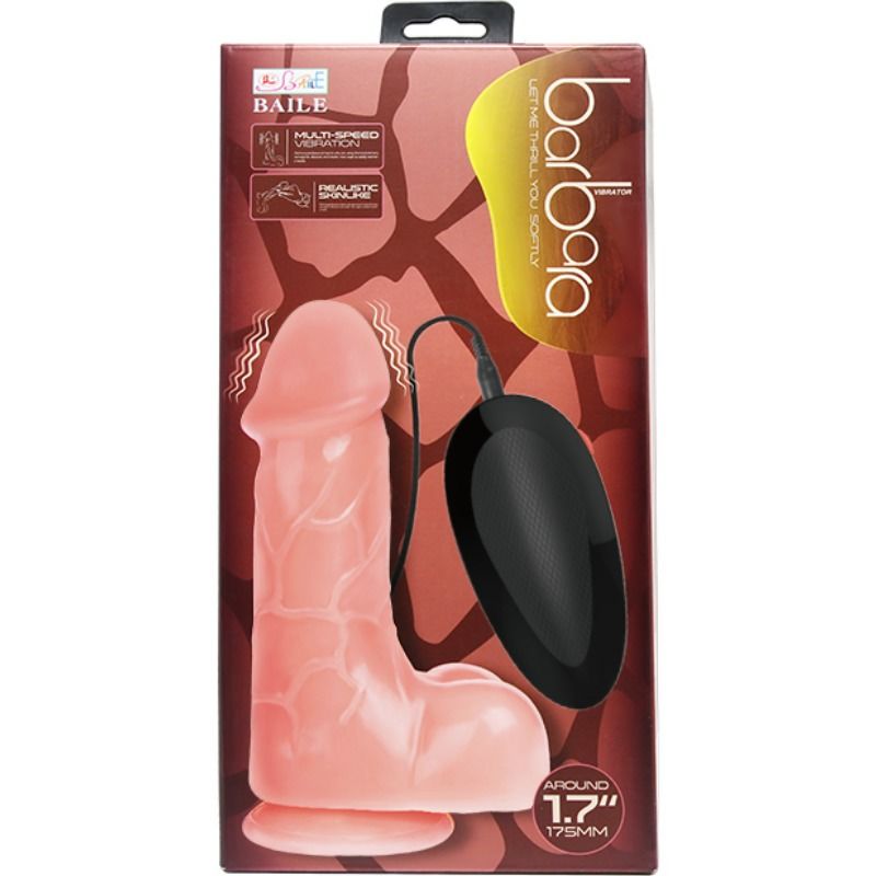 BAILE - BARBARA NATURAL REALISTIC VIBRATOR 22 CM