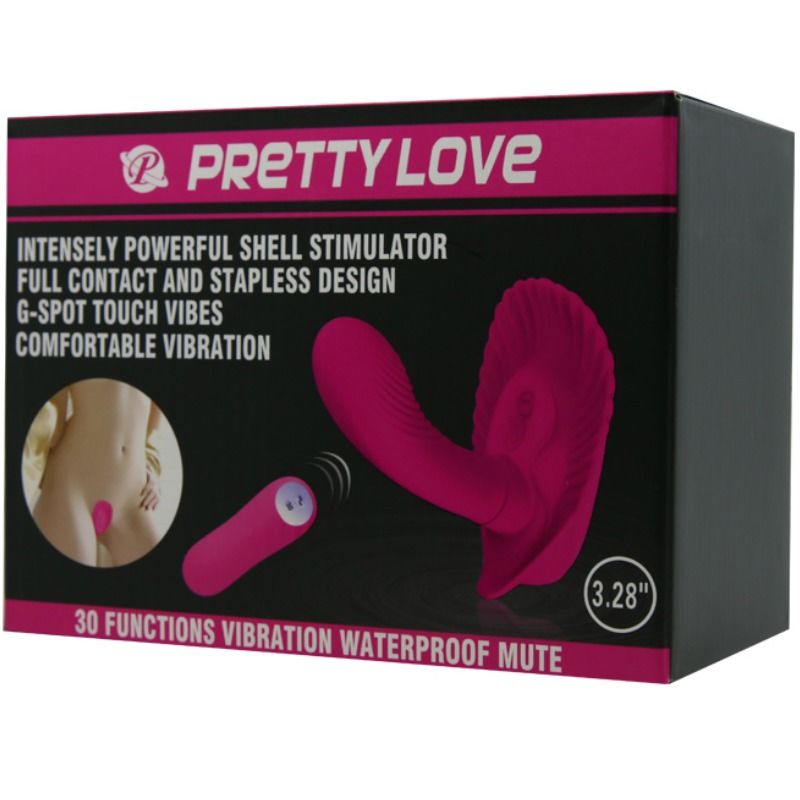 PRETTY LOVE - SHELL STIMULATING REMOTE CONTROL