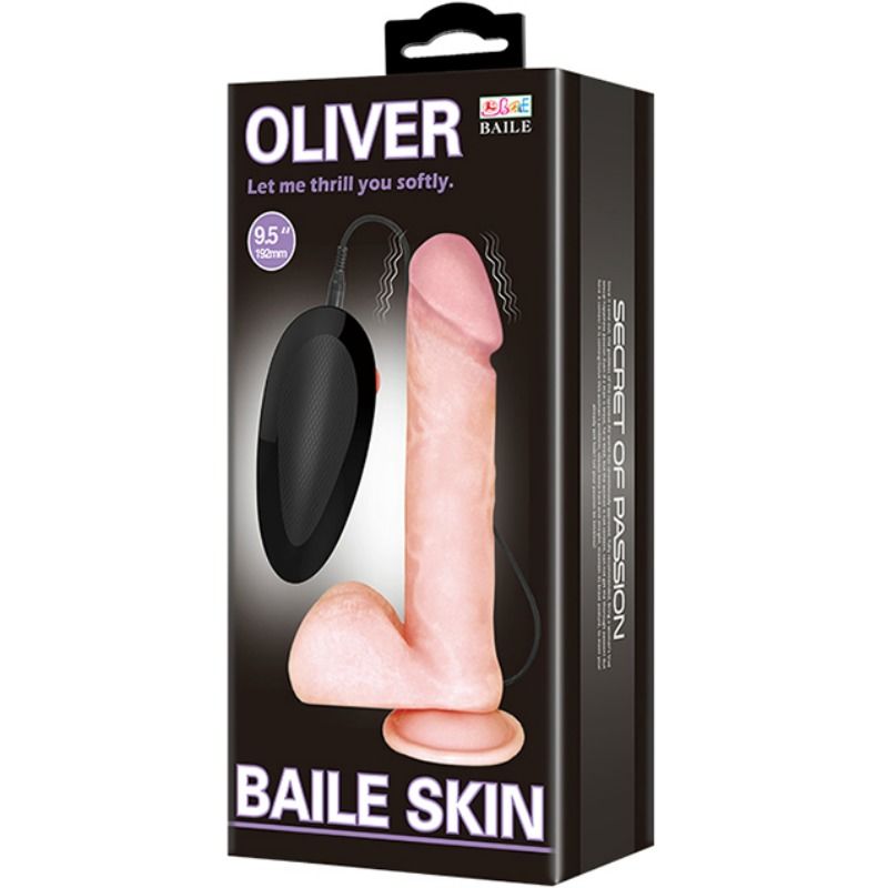 BAILE - OLIVER REALISTIC VIBRATING DILDO