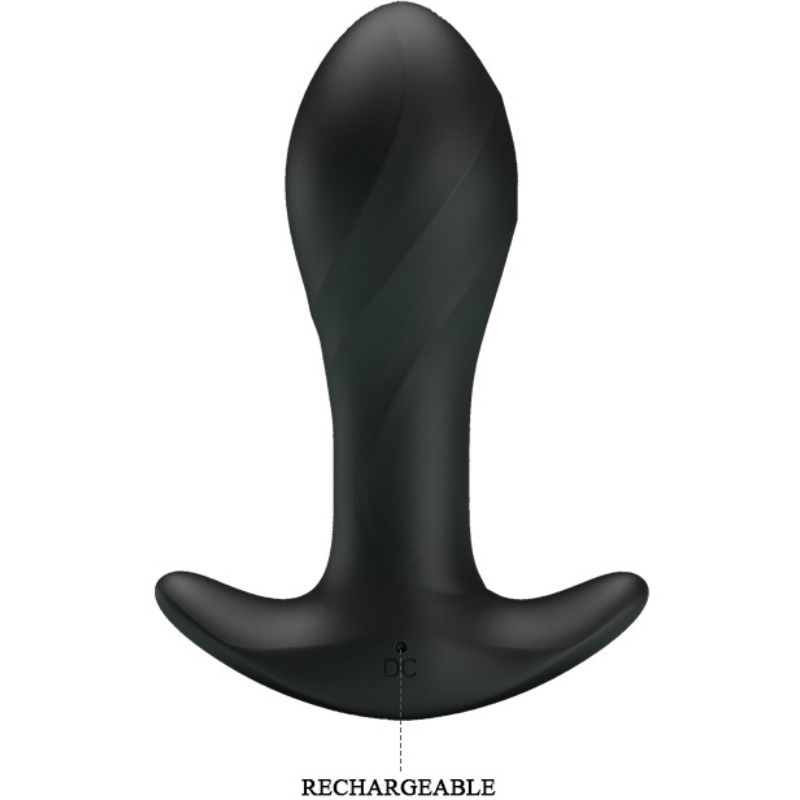 PRETTY LOVE - VIBRADOR ANAL NEGRO BLACK LOVE