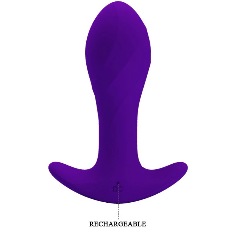PRETTY LOVE - VIBRADOR ANAL MORADO