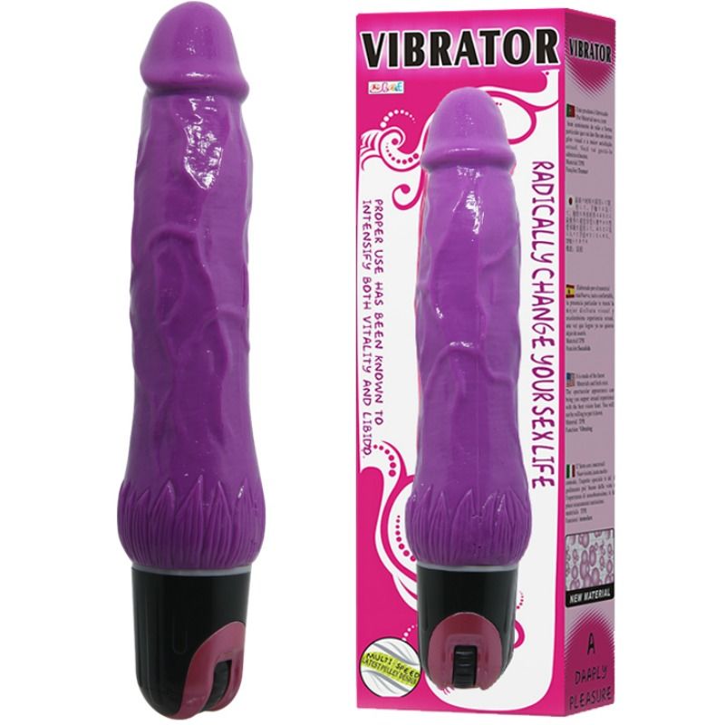 BAILE - VIBRADOR MULTIVELOCIDAD DAAPLY PLEASURE PÚRPURA