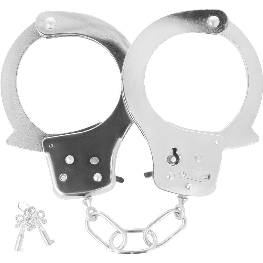 DARKNESS - METAL ANKLE CUFFS WITH KEYS