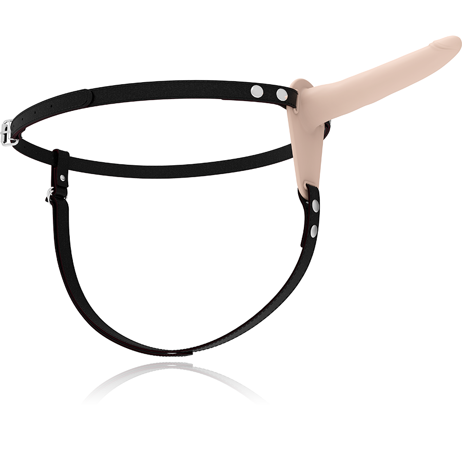 FETISH SUBMISSIVE HARNESS - SILICONE MEAT 15 CM